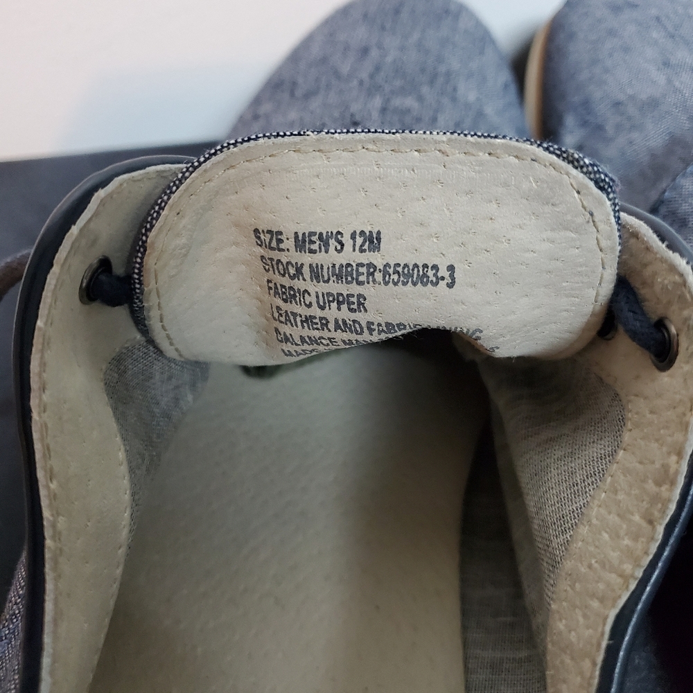 Georgio Brutini Denim Shoes size 12 - Picture 2 of 4